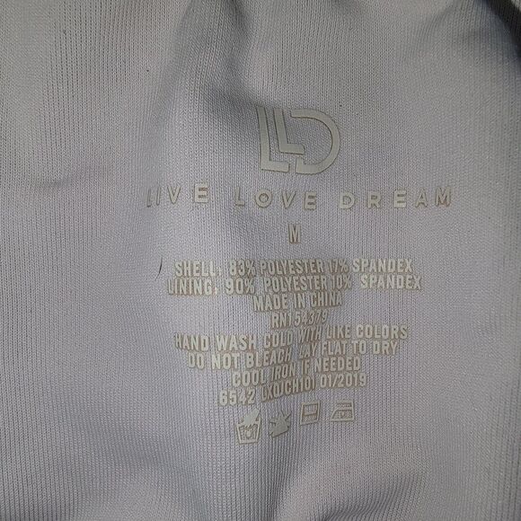 LLD Dot Floral Ruffle-Strap Bikini Top size medium - Picture 5 of 6